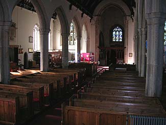 Inside St Mary's Church
